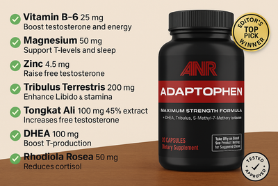 Adaptophen Muscle-Growth and Recovery Formula: Now with More Tongkat Ali!