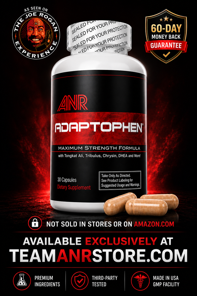 Adaptophen MAX Natural Testosterone Booster for Men - Tongkat Ali | TeamANR